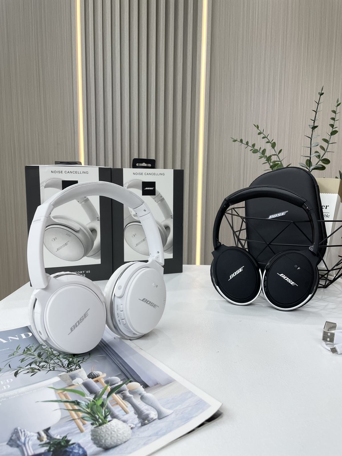 bose Quietcomfort45博士家新款的头戴式无线蓝牙耳机  第5张